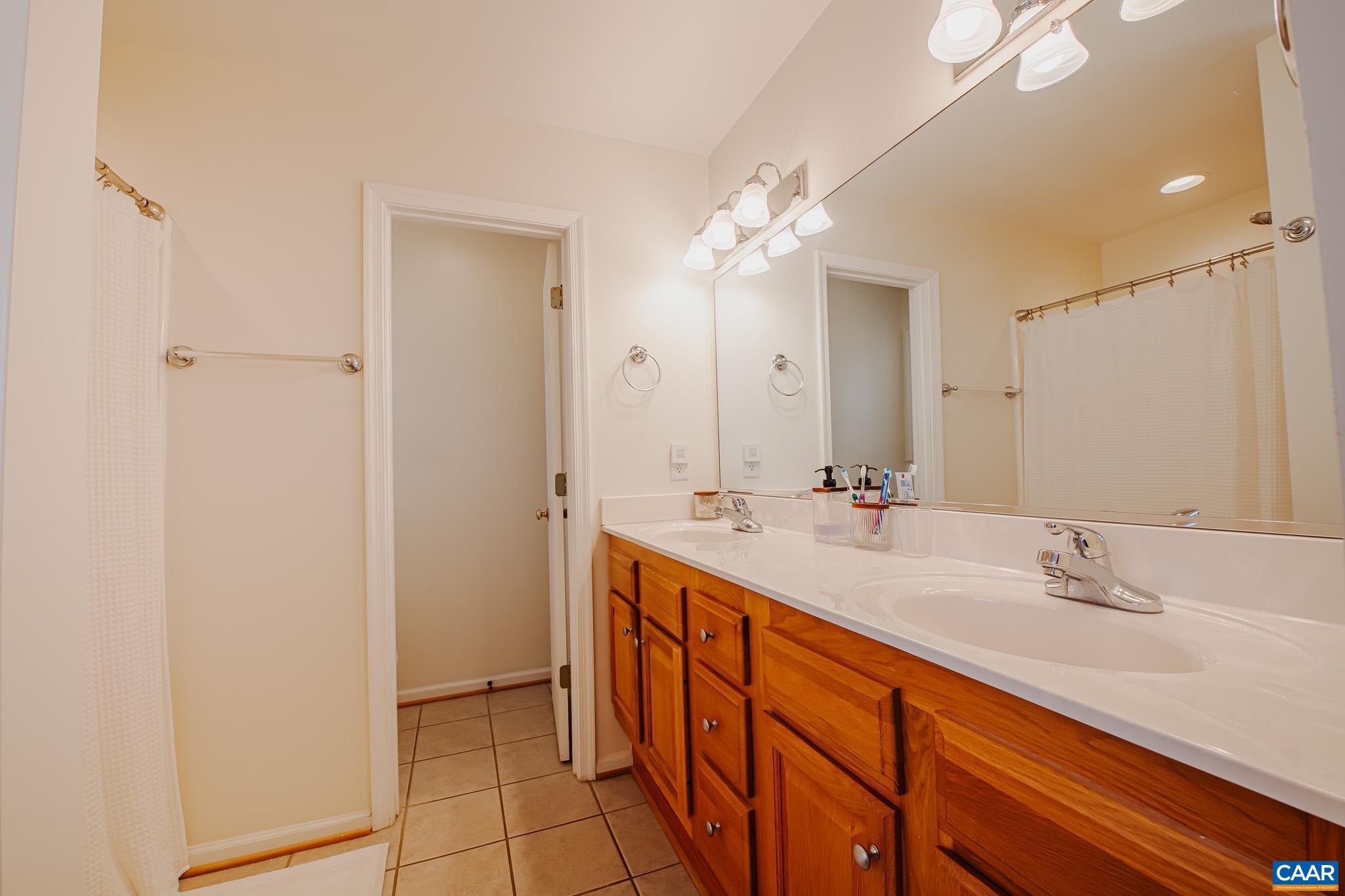 116 Riverside Drive Palmyra, VA 22963 - Photo 18 of 31 a bathroom with a double vanity sink and a mirror