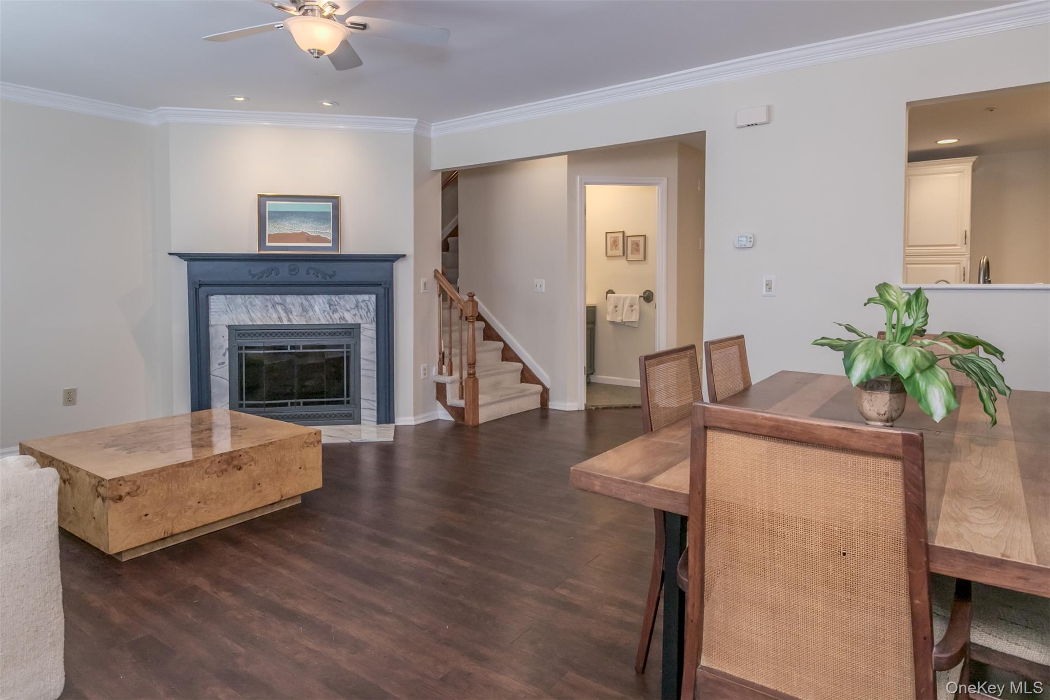 9 Olde Wagon Road Warwick, NY 10990 - Photo 3 of 25 a living room with furniture and a fireplace