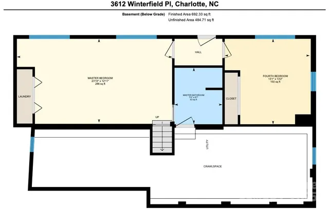 $500,000 | 3612 Winterfield Place, Charlotte, NC 28205