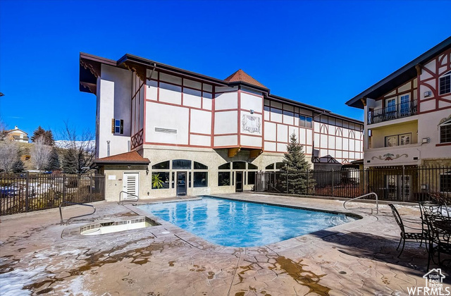 784 Resort Drive, Unit 206 Midway, UT 84049 - Photo 12 of 21 View of swimming pool with a patio
