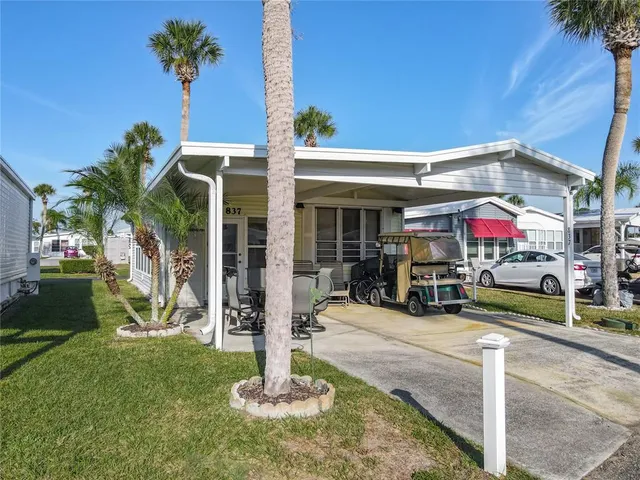 a view of a house with patio