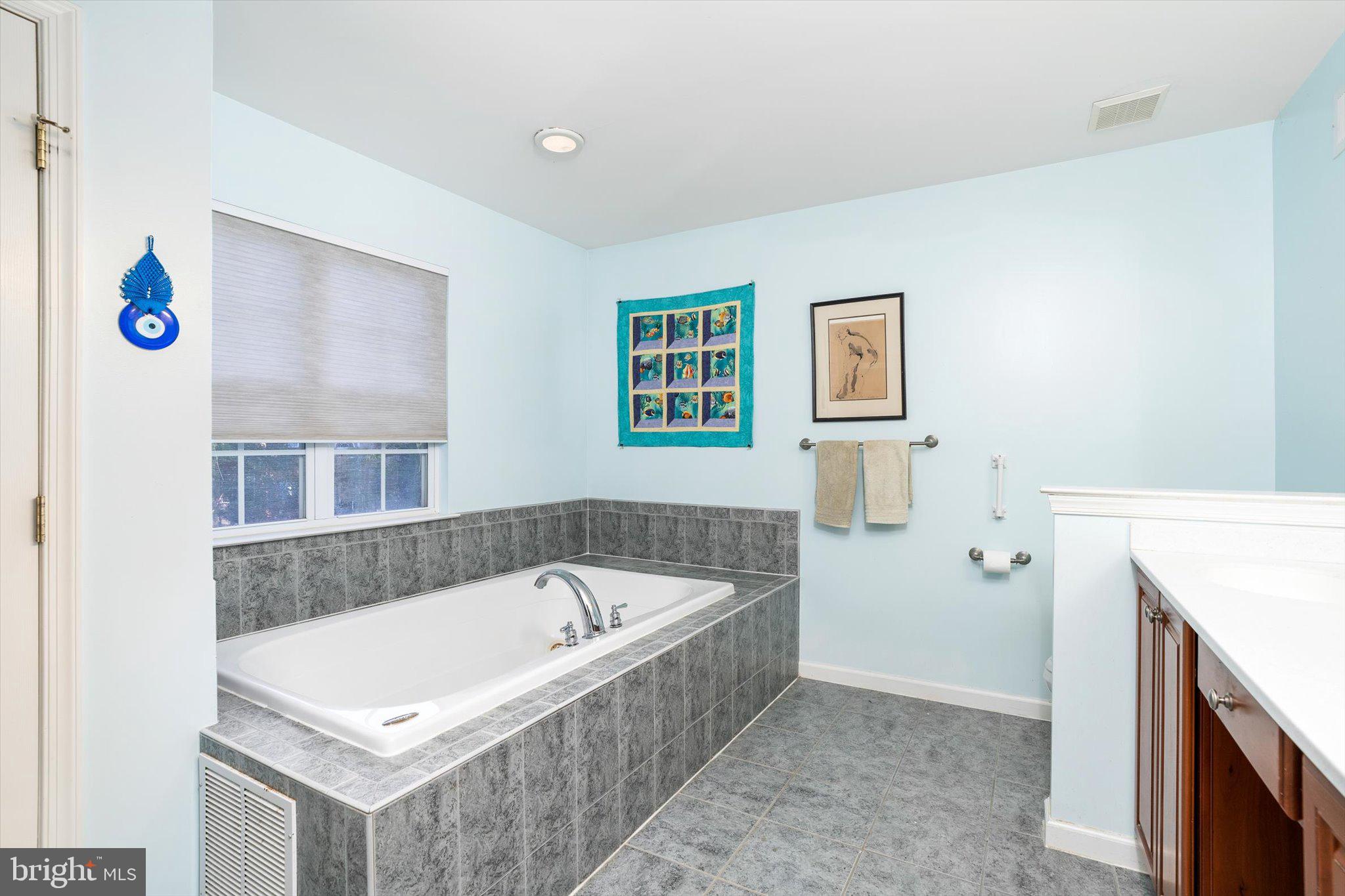 100 Jackson Avenue Princeton, NJ 08540 - Photo 19 of 33 a bathroom with a tub a sink and a shower