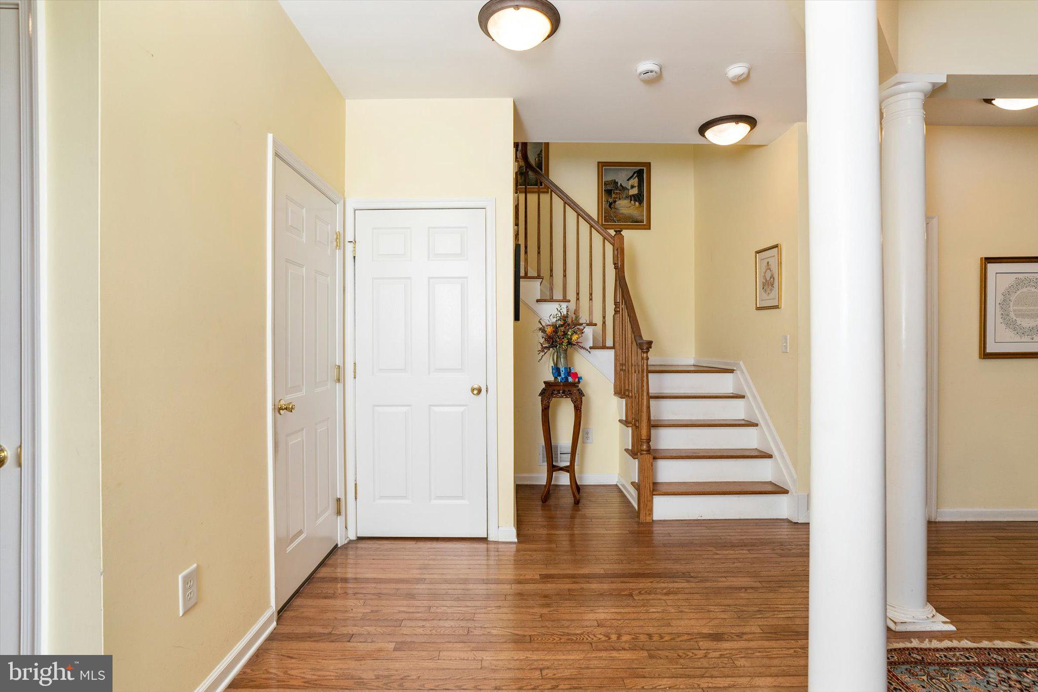 100 Jackson Avenue Princeton, NJ 08540 - Photo 5 of 33 a view of entryway and hall with wooden floor