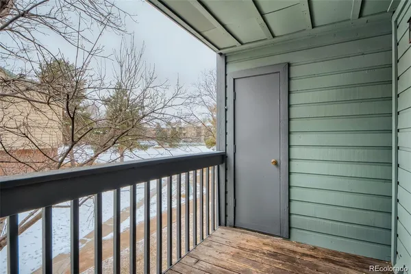 a view of a porch