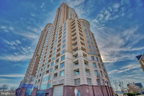 a view of a tall building