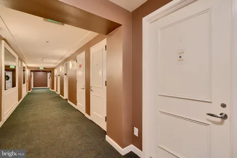 a view of a house with a rug