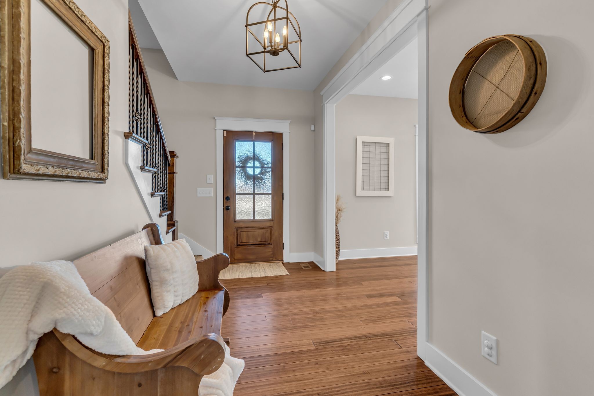 5574 Dowlen Road Cedar Hill, TN 37032 - Photo 11 of 59 a living room with furniture and a wooden floor