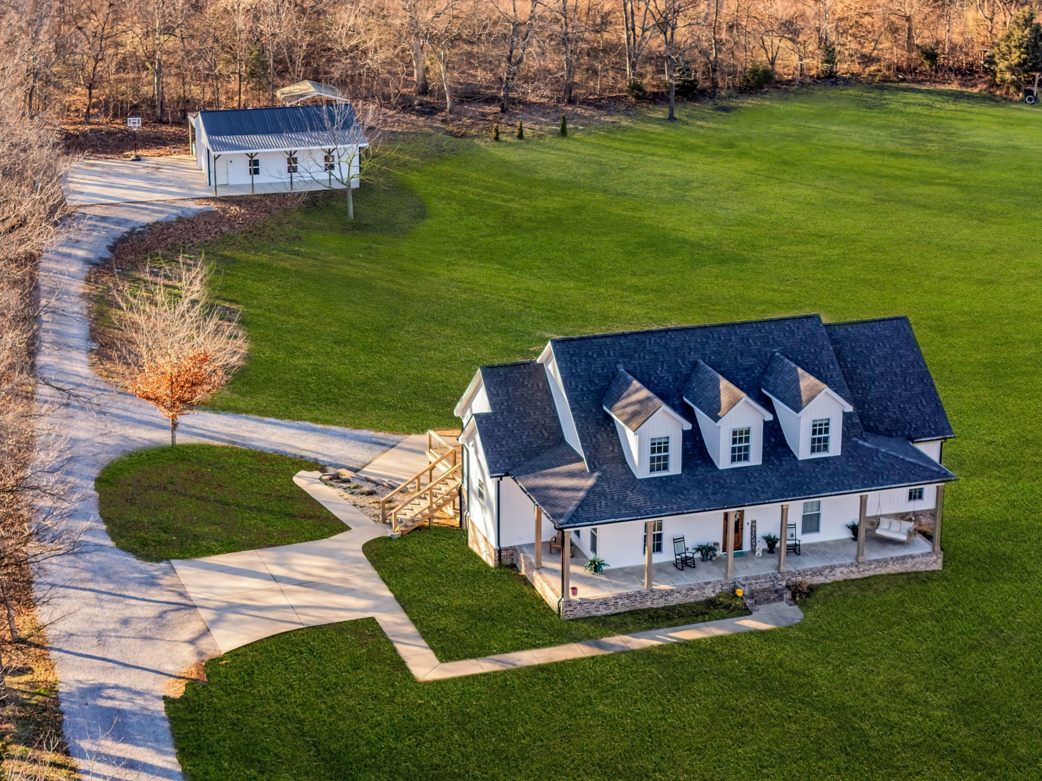 5574 Dowlen Road Cedar Hill, TN 37032 - Photo 3 of 59 a view of a park with plants and bench