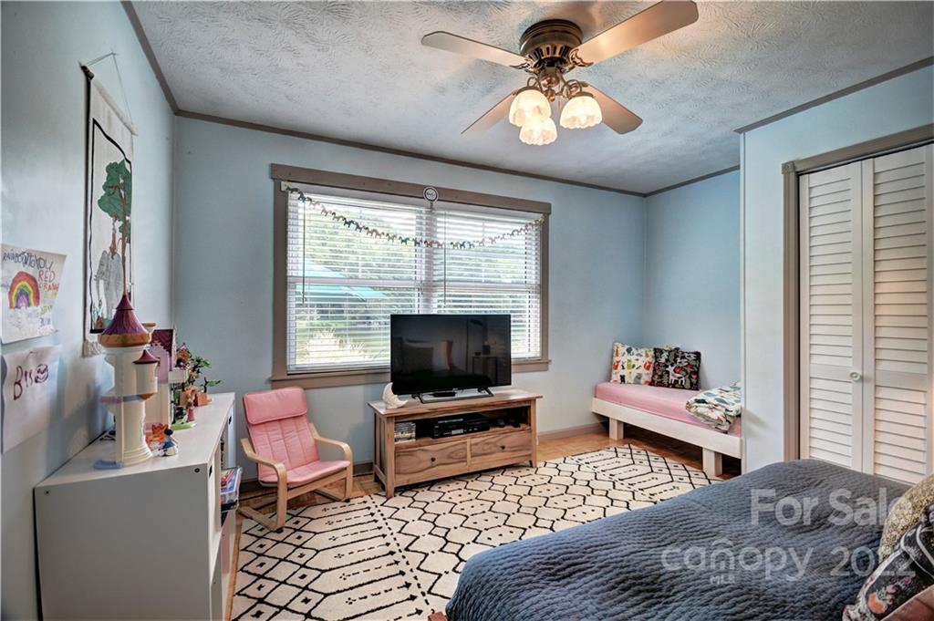 11 Echo Lake Drive Fairview, NC 28730 - Photo 36 of 48 a living room with furniture and a flat screen tv