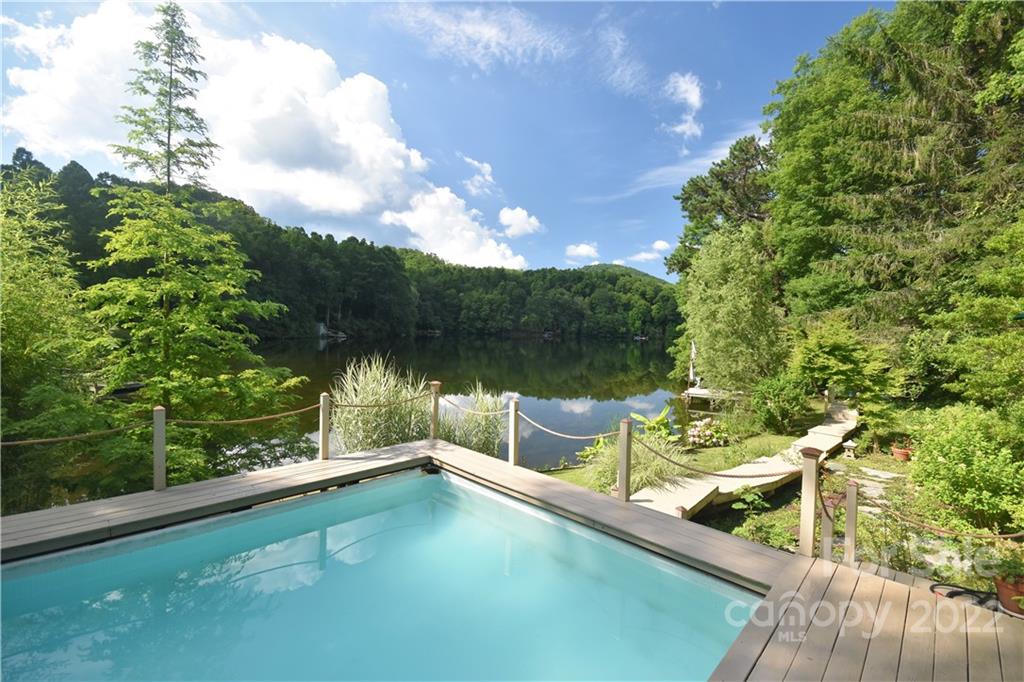 11 Echo Lake Drive Fairview, NC 28730 - Photo 7 of 48 a view of a balcony with lake view