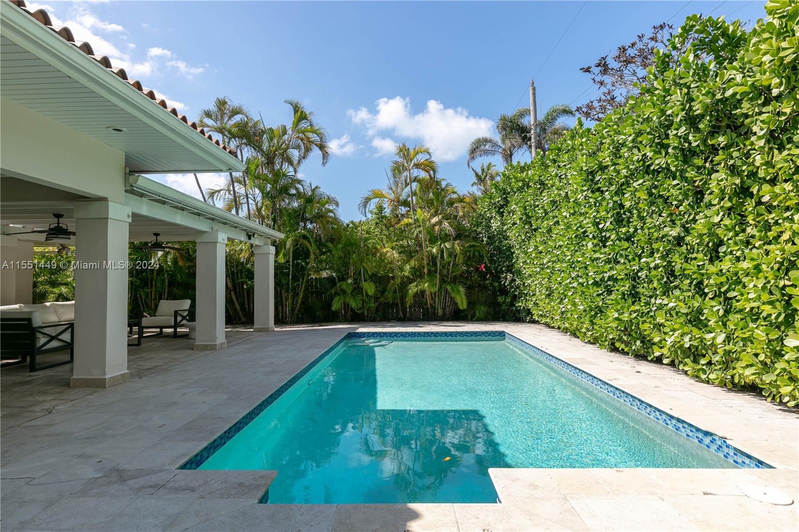 412 Ridgewood Road Key Biscayne, FL 33149 - Photo 45 of 47 a view of a backyard