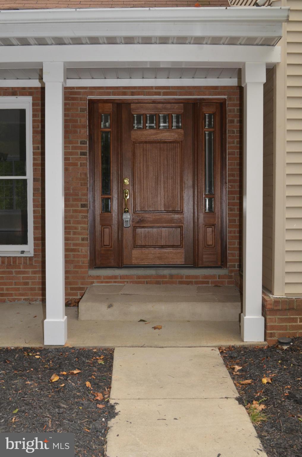 425 Rosier Road Fort Washington, MD 20744 - Photo 2 of 20 Detail of front door.