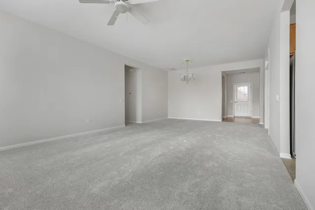 a view of empty room