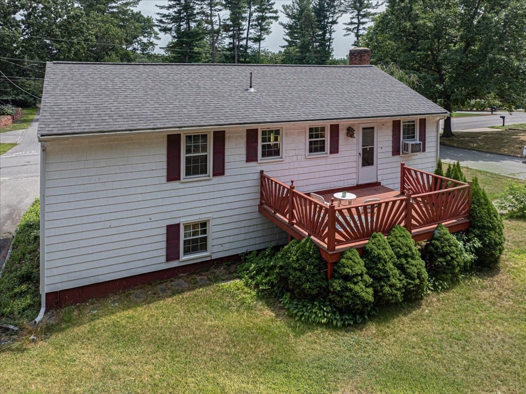 17 Coolidge Street Billerica, MA 01821 - Photo 30 of 32 a aerial view of a house with a yard and deck