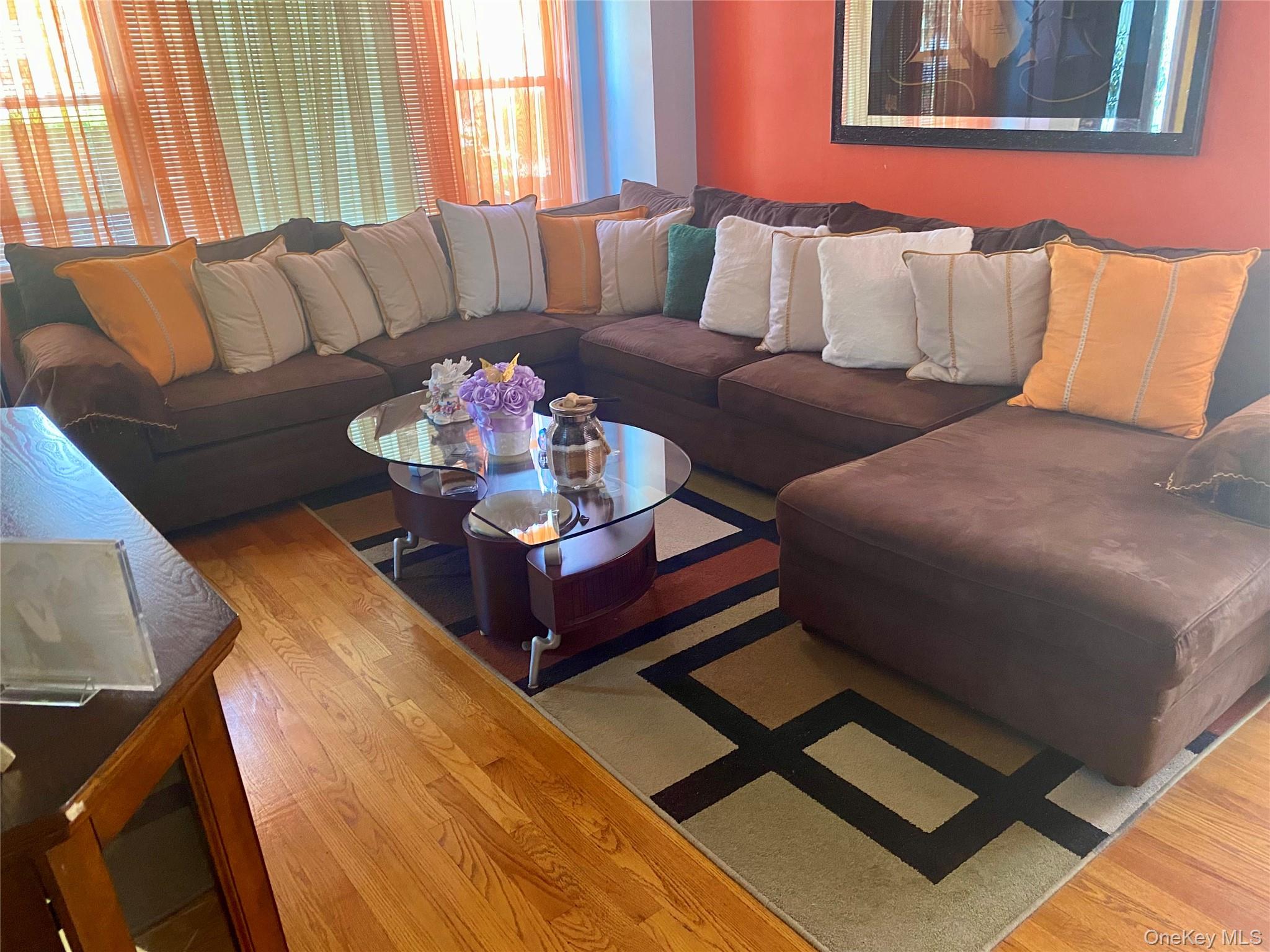 204 Beech Street Valley Stream, NY 11580 - Photo 3 of 18 a living room with furniture and a potted plant