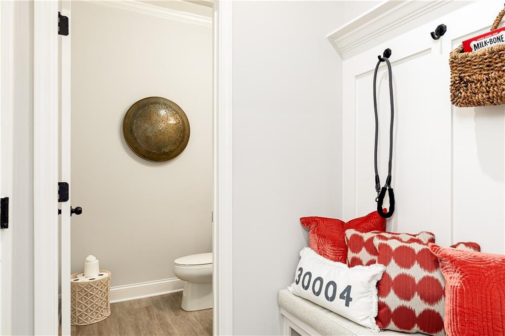 862 Leraes Way Loganville, GA 30052 - Photo 19 of 56 a bathroom with a toilet and a shower