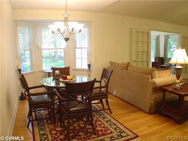 2963 Three Bridge Road Powhatan, VA 23139 - Photo 5 of 12 Dining Room - Dining Room with bay window and wood