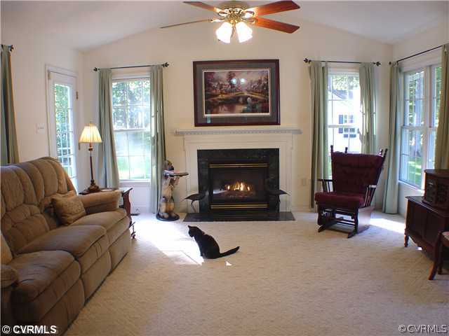 2963 Three Bridge Road Powhatan, VA 23139 - Photo 10 of 12 Other - Sunny Florida Room with fireplace and acce