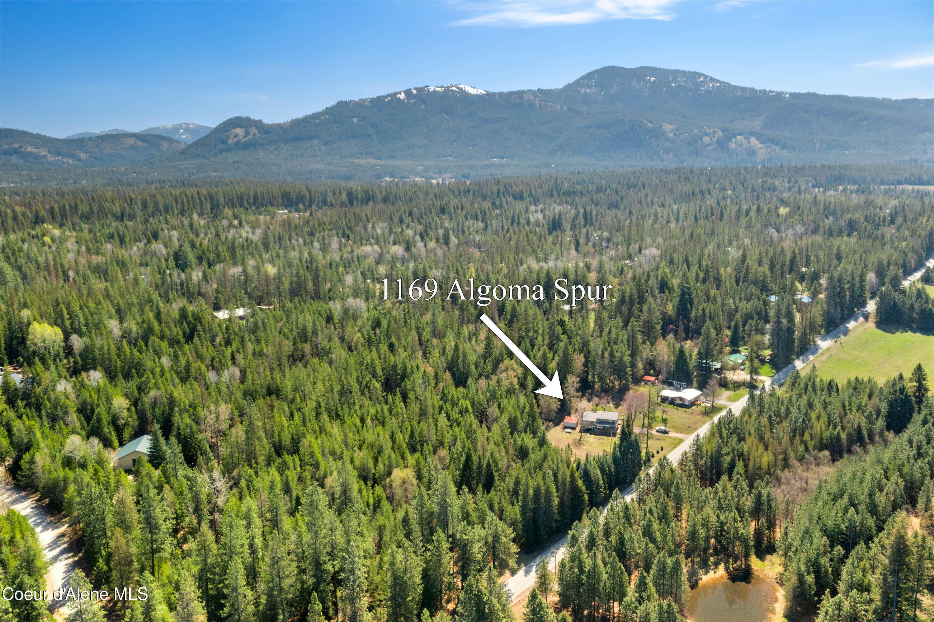 1169 Algoma Spur Road Sagle, ID 83860 - Photo 25 of 41 1169 Algoma Spur Aerial