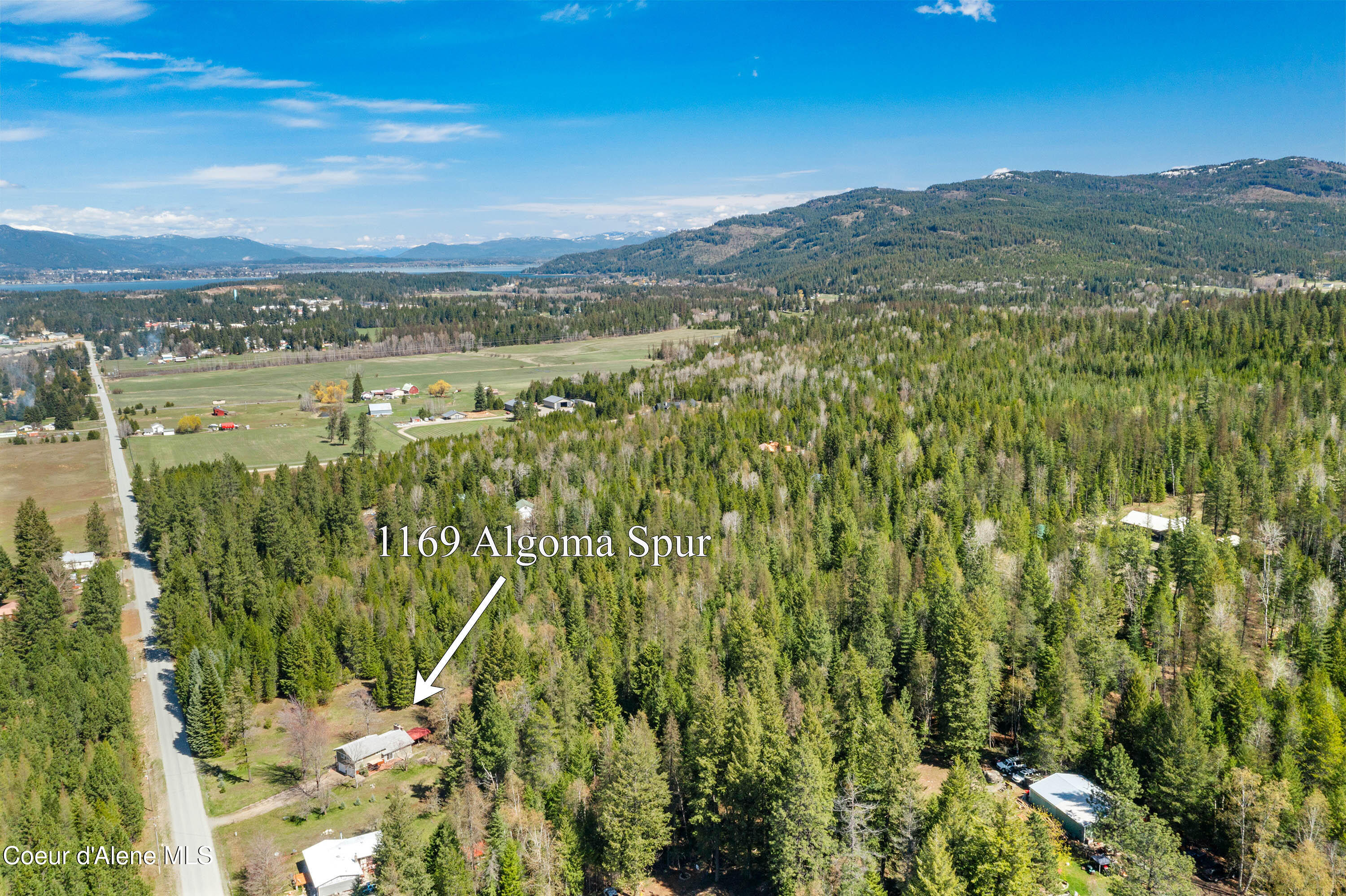 1169 Algoma Spur Road Sagle, ID 83860 - Photo 30 of 41 Aerial Looking NE