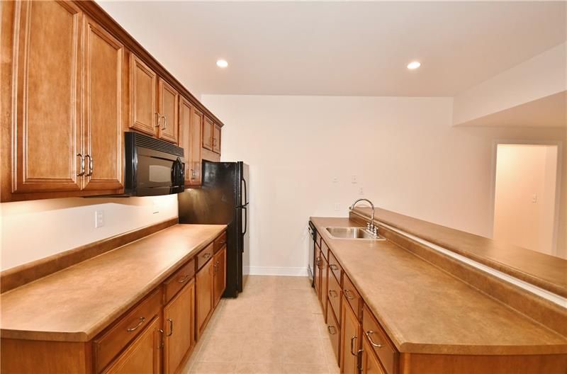 115 Haverford Circle Pittsburgh, PA 15228 - Photo 22 of 25 Close-up view of the lower level basement kitchenette.
