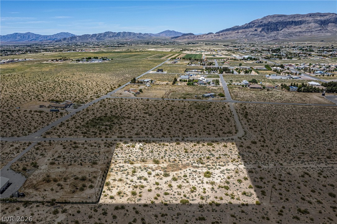 4861 Ruth Road Pahrump, NV 89060 - Photo 1 of 6 A spacious desert parcel offers potential for development, with a backdrop of mountains.