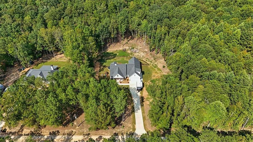 62 Joe Rowell Road Buchanan, GA 30113 - Photo 56 of 63 a backyard of a house with lots of green space and fountain