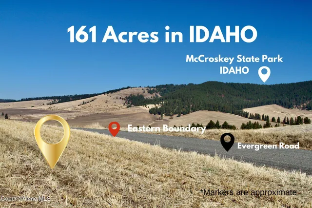 $835,000 | 1165 Evergreen (farmington Idaho) Road, Desmet, ID 83824