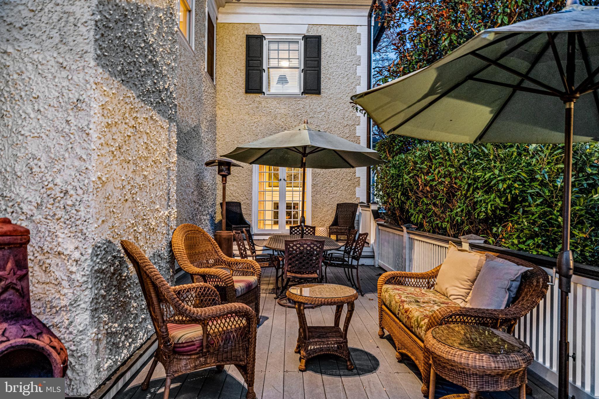 418 St Davids Road Wayne, PA 19087 - Photo 12 of 18 Back deck with room for multiple seating areas