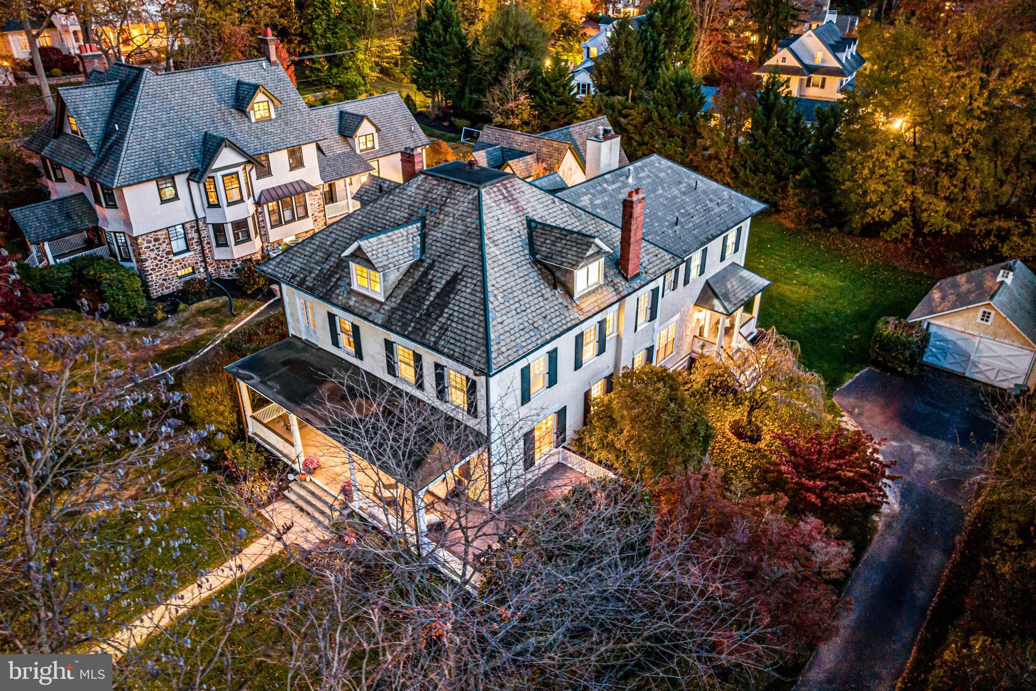 418 St Davids Road Wayne, PA 19087 - Photo 5 of 18 Aerial view of the home