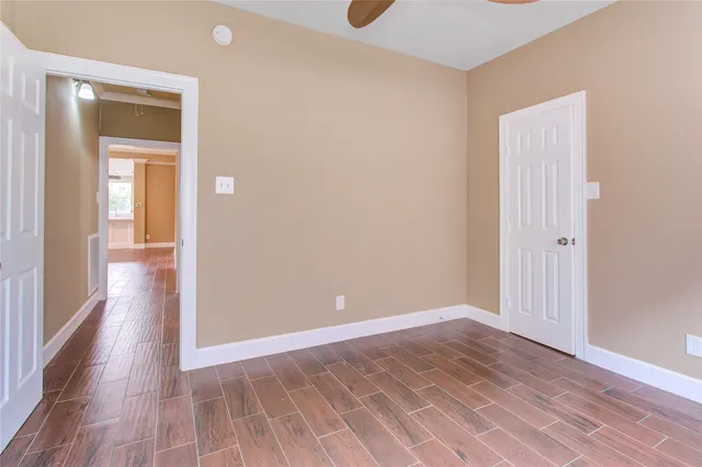 wooden floor in an empty room