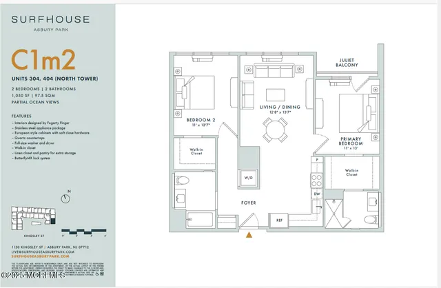 $4,320 | 1150 Kingsley Street, Unit 304, Asbury Park, NJ 07712