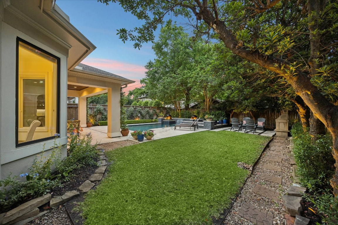 3810 Drake Street Houston, TX 77005 - Photo 36 of 48 Green space in addition to the pool.