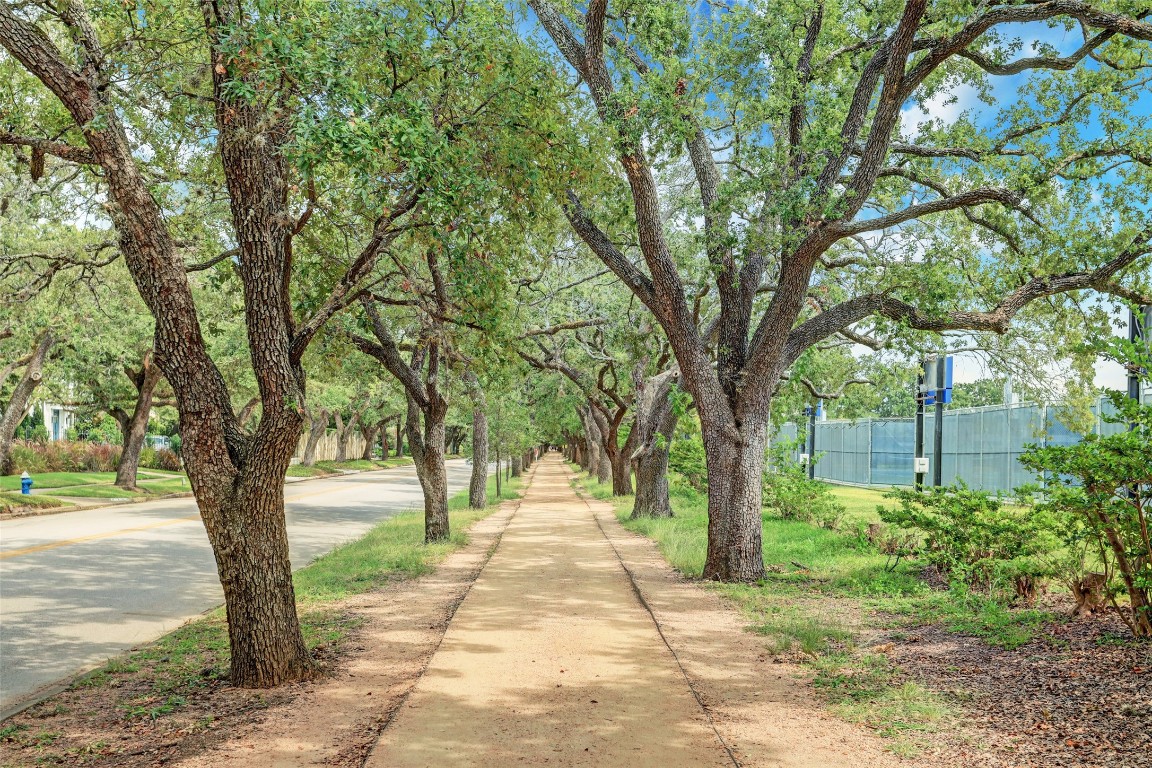3810 Drake Street Houston, TX 77005 - Photo 42 of 48 a pathway of a house with a yard