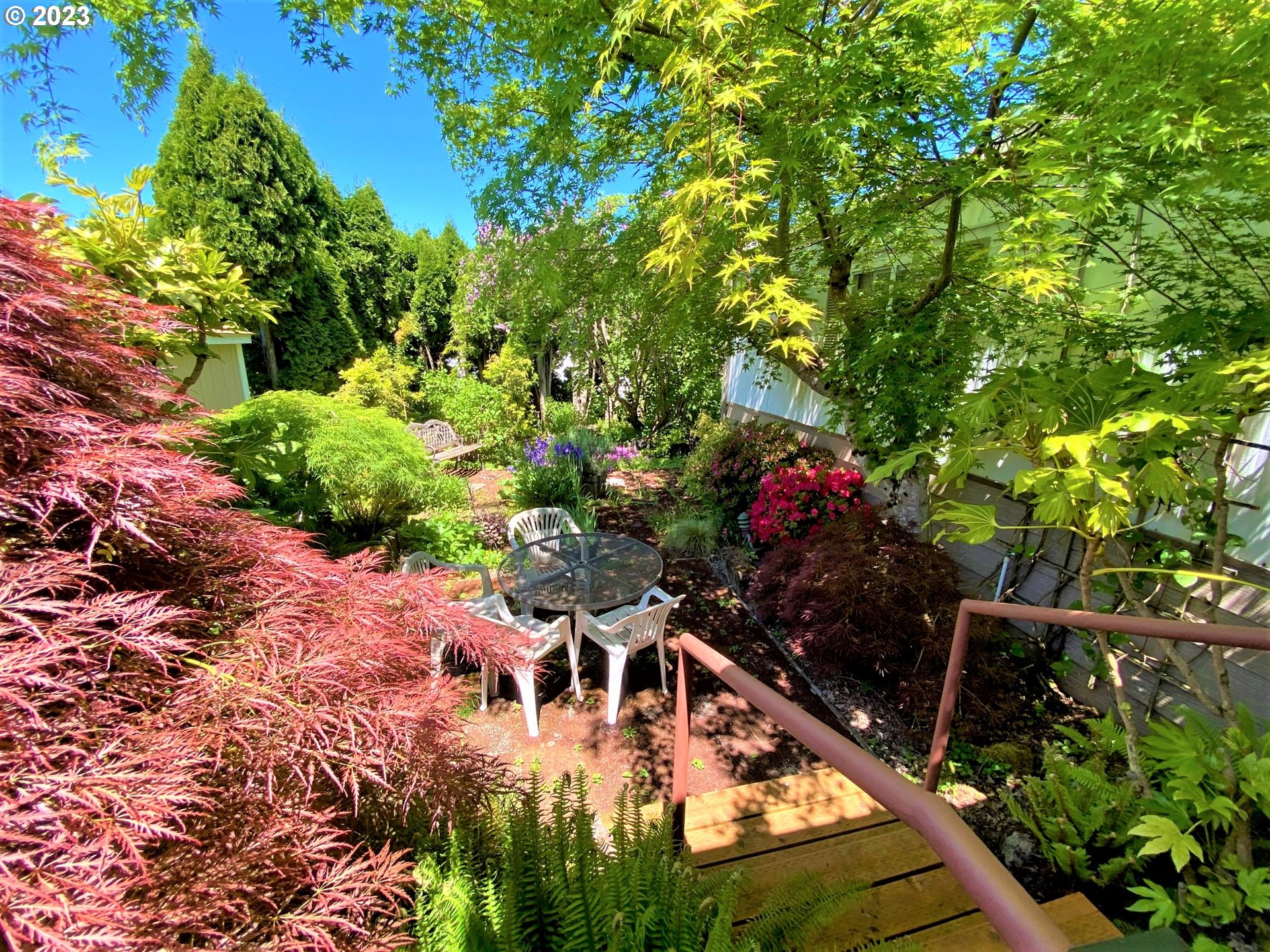 1400 Candlelight Drive, Unit 160 Eugene, OR 97402 - Photo 27 of 31 a view of swimming pool with lawn chairs and plants