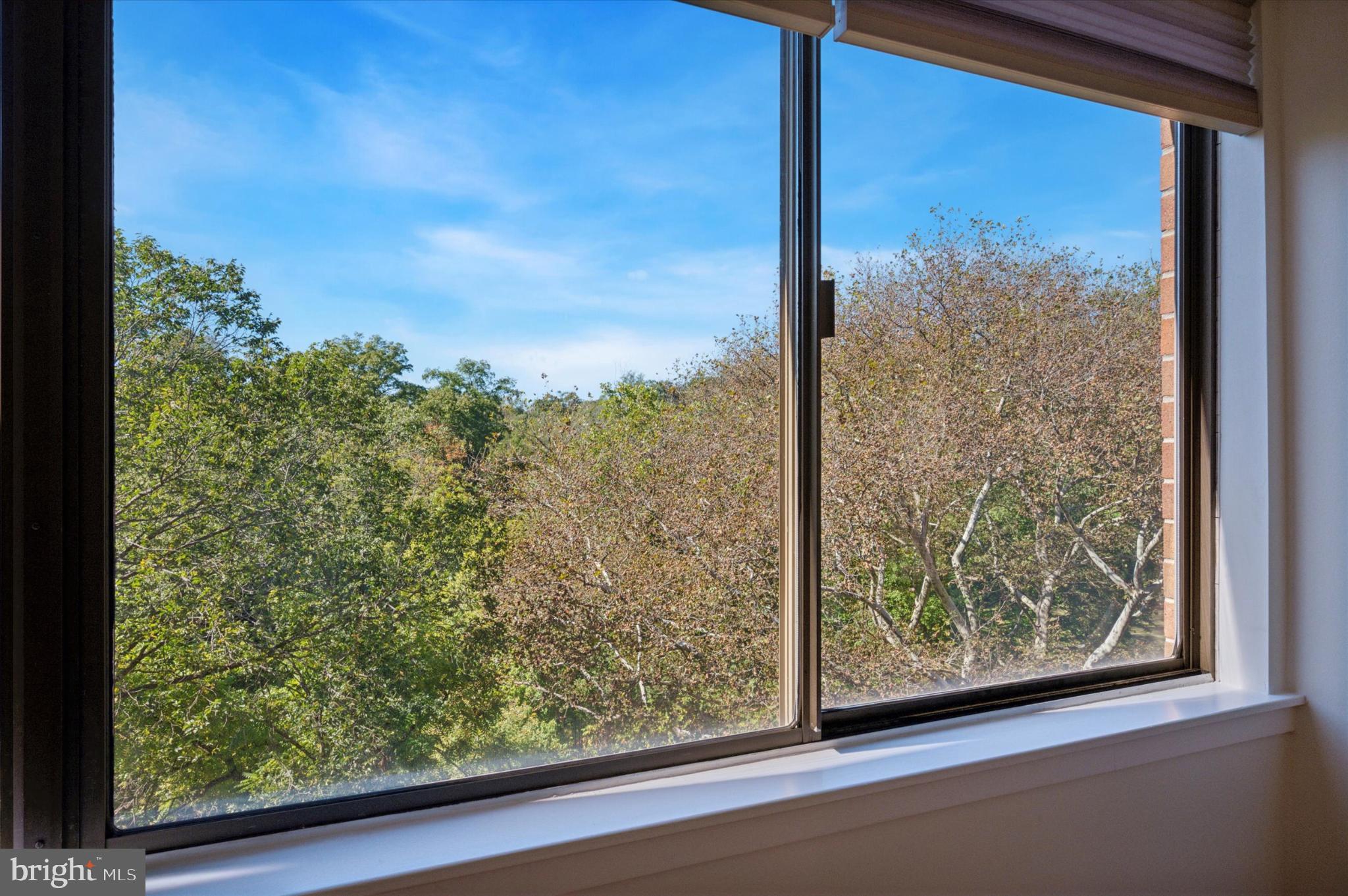 19 Rock Hill Road, Unit 7D Bala Cynwyd, PA 19004 - Photo 9 of 37 a view of a yard from a window