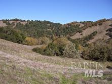 2100 Big Ridge Road Healdsburg, CA 95448 - Photo 3 of 20 a view of a dry yard with mountains in the background
