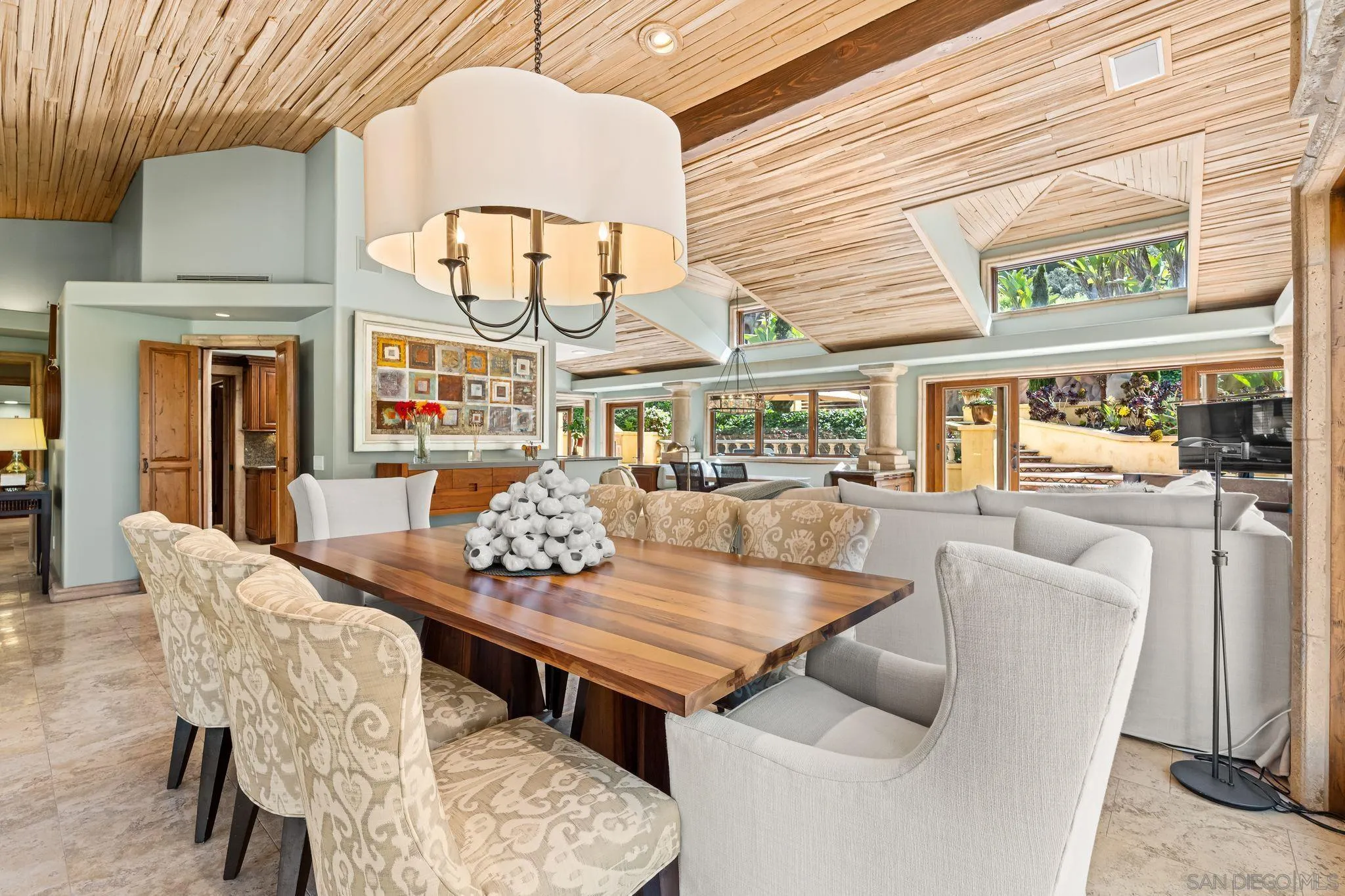 2969 Racetrack View Drive Del Mar, CA 92014 - Photo 10 of 74 a living room with furniture a clock and a large window