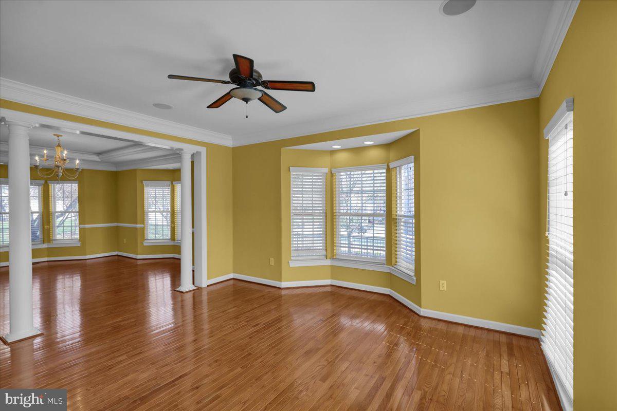 12 Hidden Brook Way Reading, PA 19608 - Photo 15 of 23 a view of empty room with wooden floor and fan
