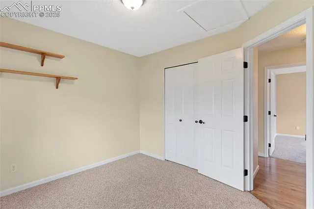 a view of an empty room