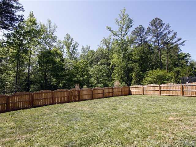 2253 Dunlin Lane Raleigh, NC 27614 - Photo 18 of 24 The Greenbelt Behind the House Creates A Wonderful Privacy. This is One Of the Largest Yards In the Neighborhood Yard