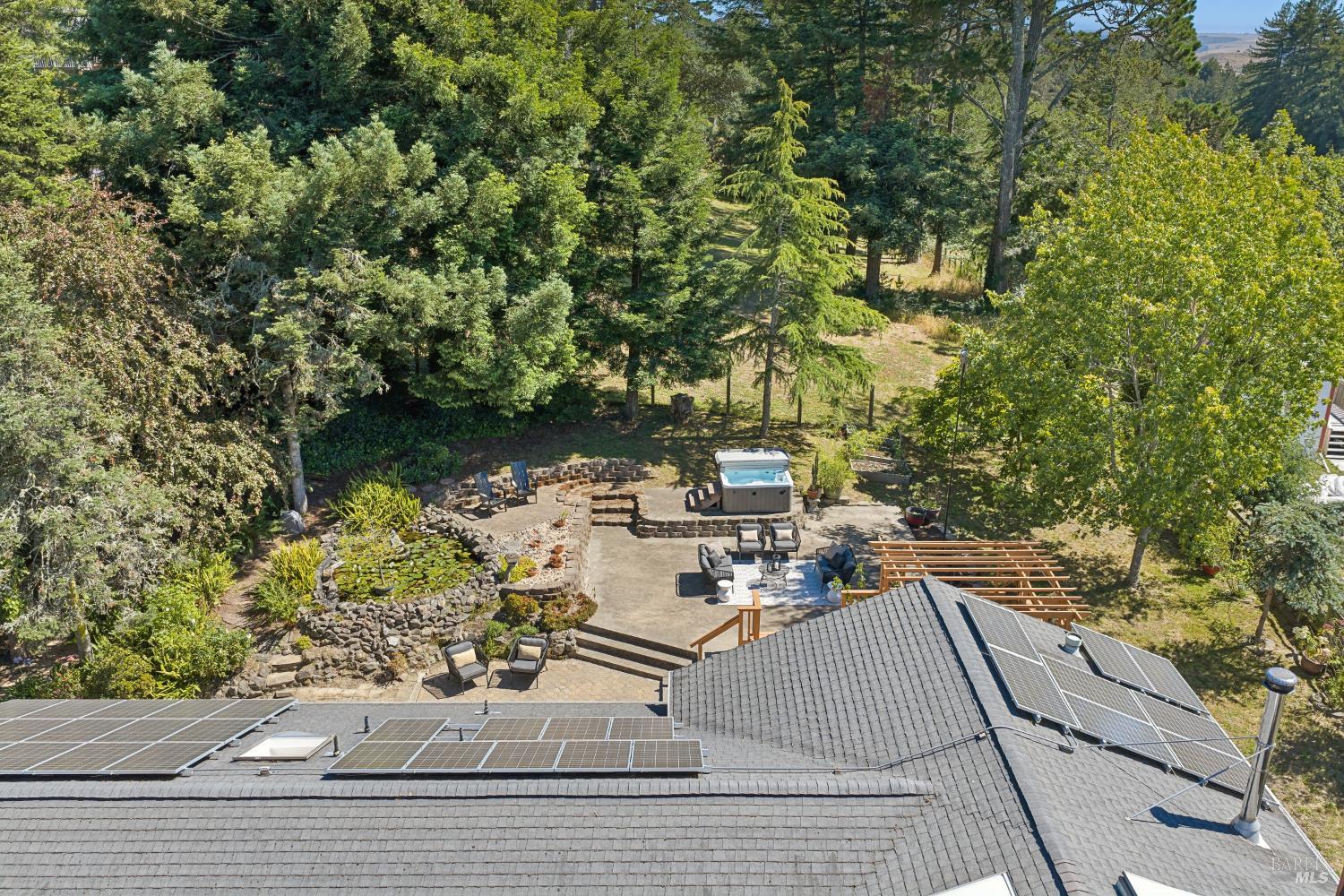 10931 Barnett Valley Road Sebastopol, CA 95472 - Photo 7 of 57 A view towards the back yard area...