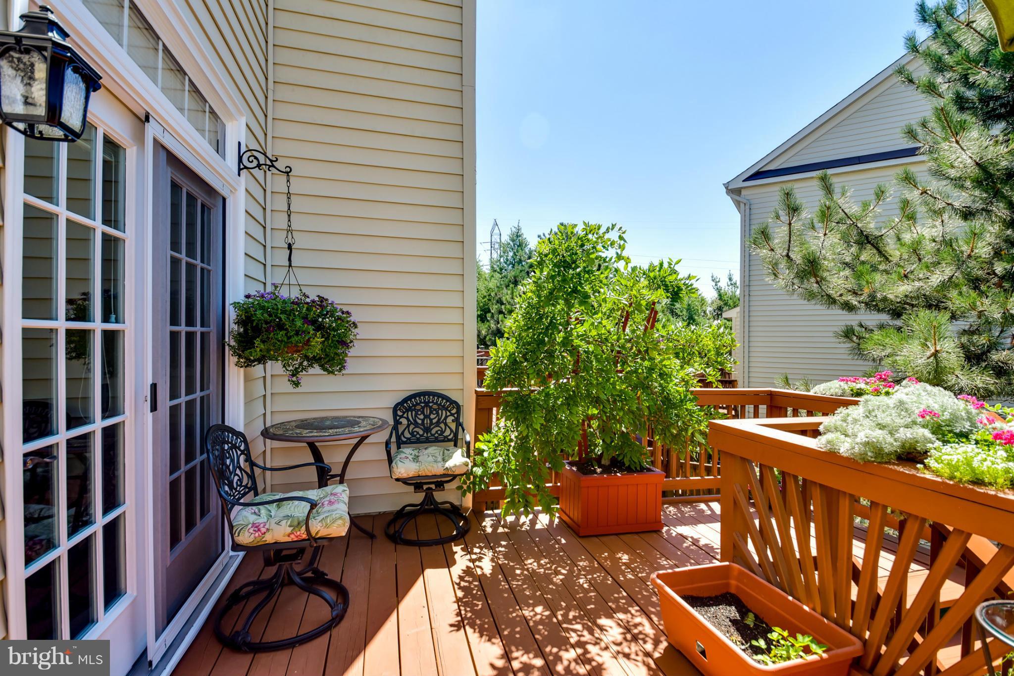 6481 Topsails Lane Springfield, VA 22150 - Photo 21 of 30 Upper Deck, accessible from French Door in FR