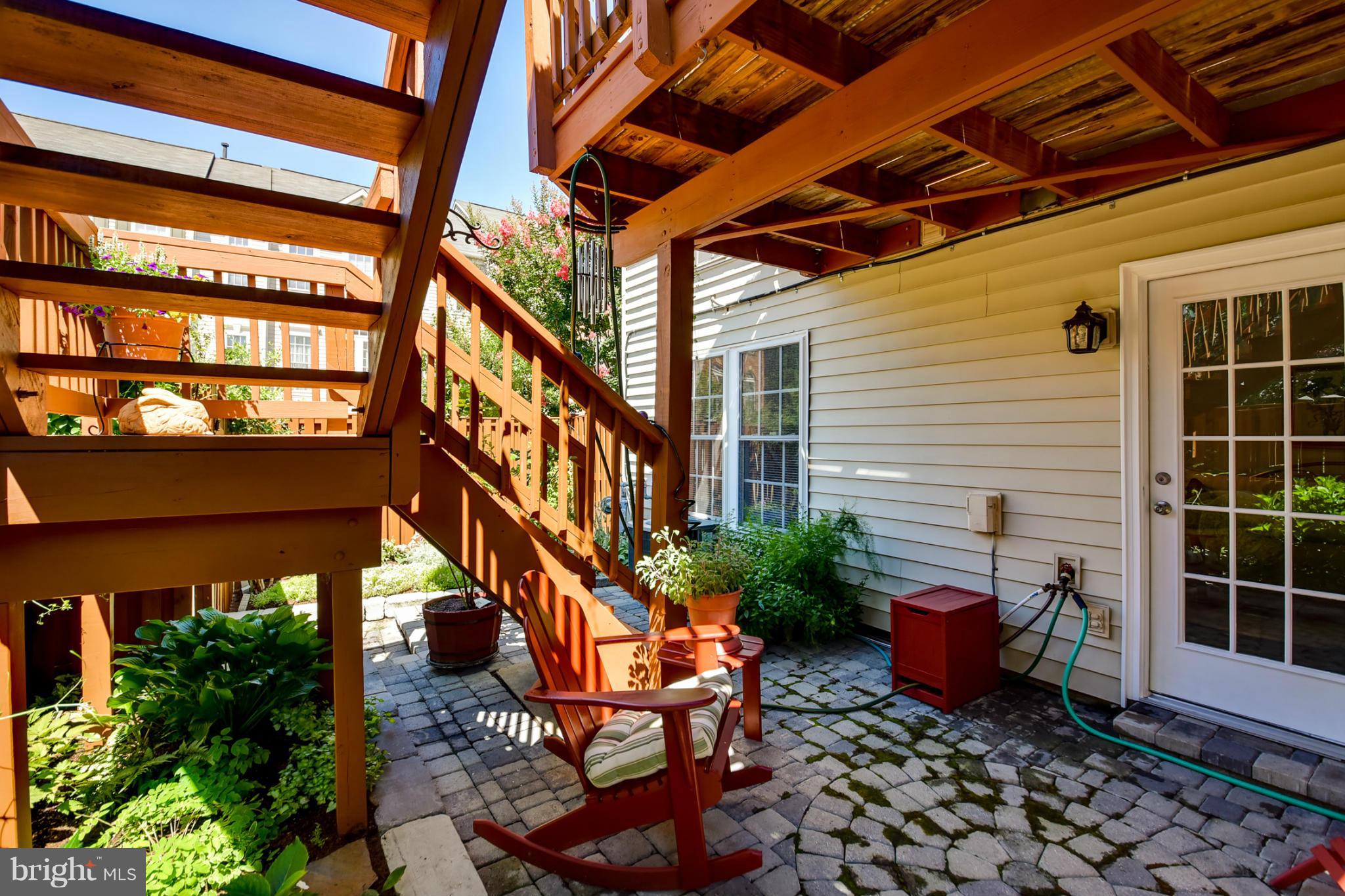 6481 Topsails Lane Springfield, VA 22150 - Photo 24 of 30 Stairs from Deck to Patio