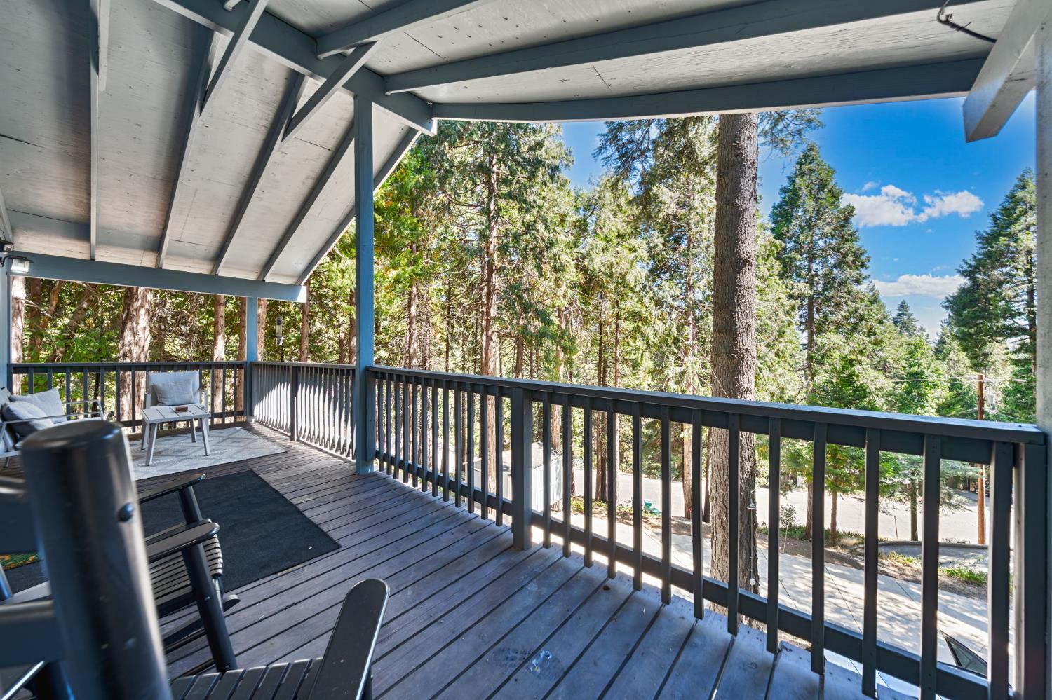 3960 Garnet Road Pollock Pines, CA 95726 - Photo 8 of 50 a view of balcony with wooden floor