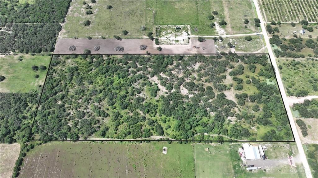 0 North Texan Road Edinburg, TX 78541 - Photo 2 of 4 Aerial overview of property's location featuring property parcel outlined