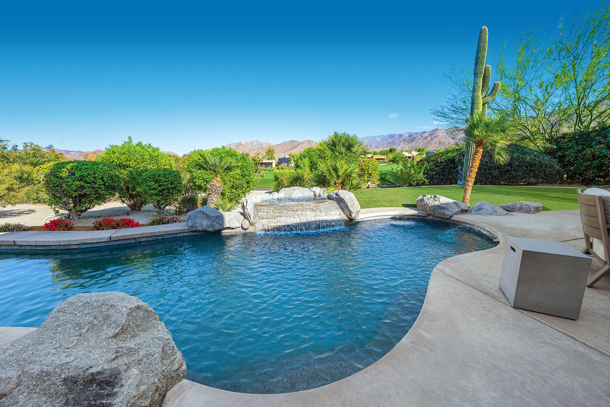 178 Wikil Place Palm Desert, CA 92260 - Photo 13 of 15 swimming pool view with a seating space