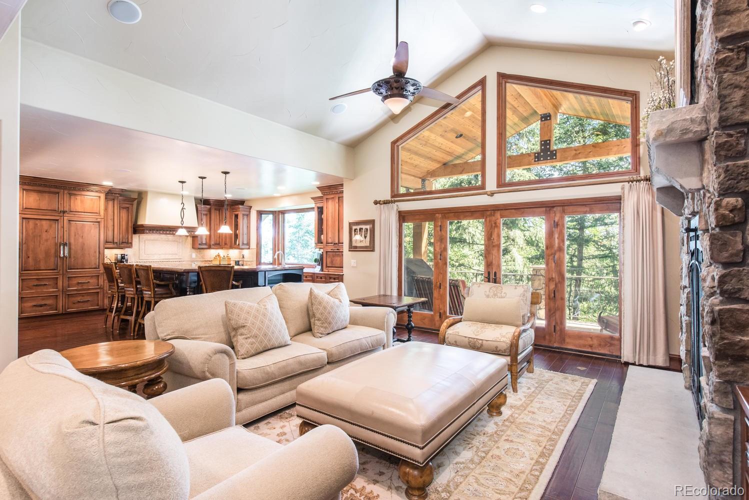 45 West Ranch Trail Morrison, CO 80465 - Photo 5 of 35 a living room with furniture and a large window
