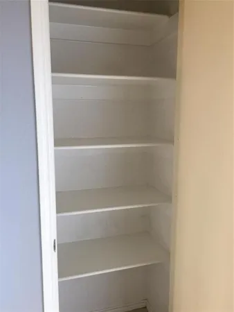 a close view of closet