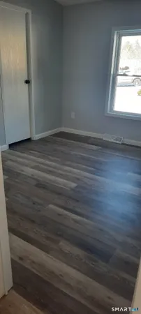 wooden floor in a room